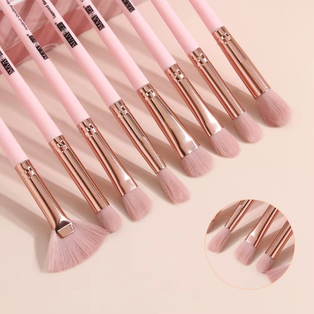 Pro 3/5/12 Pcs Makeup Brushes Set Eyeshadow Eyeliner Eyelash Eyebrow Brush Beauty Make up Blending Tools Maquiagem