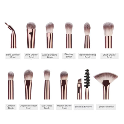 Pro 3/5/12 Pcs Makeup Brushes Set Eyeshadow Eyeliner Eyelash Eyebrow Brush Beauty Make up Blending Tools Maquiagem