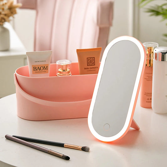 GlowLooks® LED Makeup Organizer Box